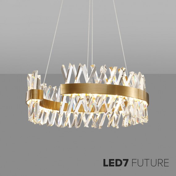 Loft Industry Modern - Razor Circle Chandelier